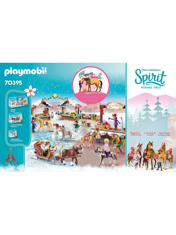 PLAYMOBIL DreamWorks Spirit  70395 Marché de Noël à Miradero