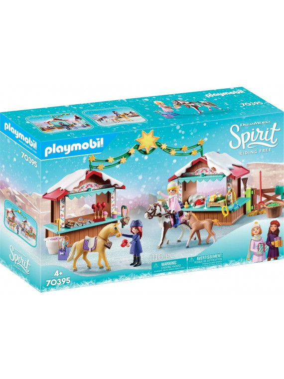 PLAYMOBIL DreamWorks Spirit  70395 Marché de Noël à Miradero