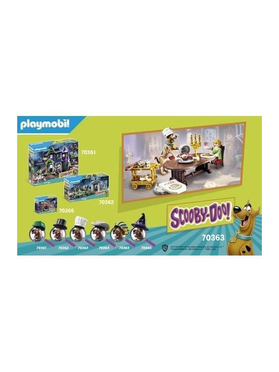 PLAYMOBIL 70363  SCOOBY-DOO! Salle de diner avec Sammy