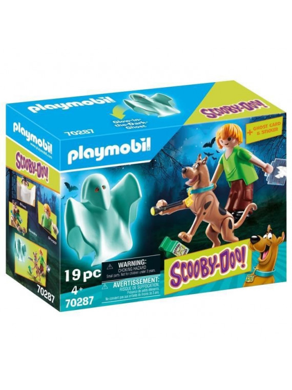 PLAYMOBIL SCOOBY DOO ! Scooby & Sammy avec fantôme  70287