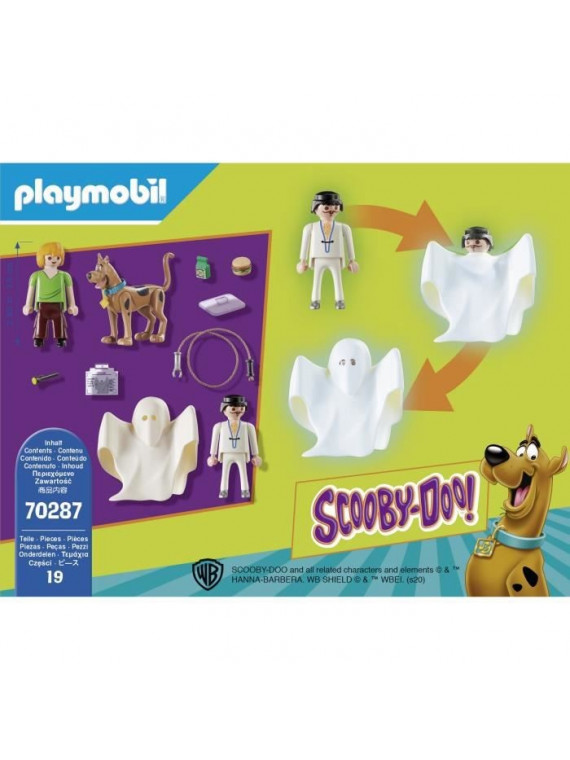 PLAYMOBIL SCOOBY DOO ! Scooby & Sammy avec fantôme  70287