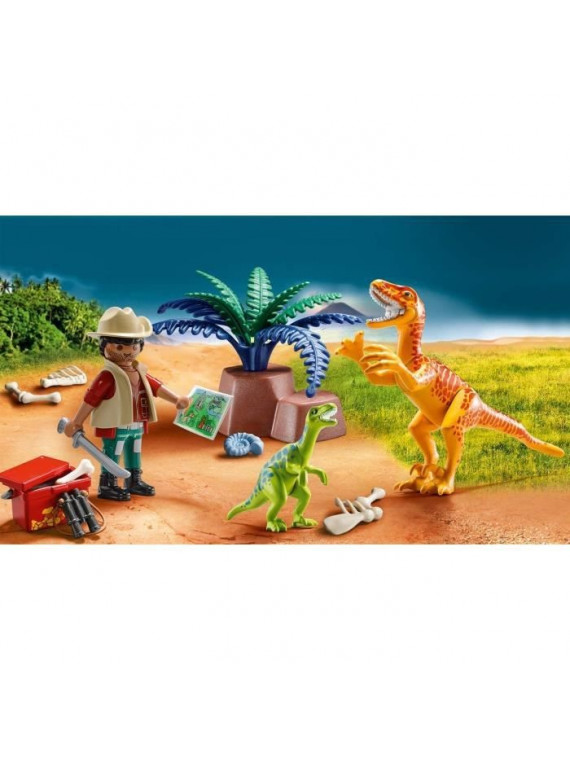 PLAYMOBIL 70108 DINOS VALISETTE EXPLORATEUR ET DINOSAURE