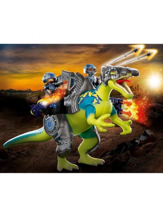 PLAYMOBIL Dino Rise 70625 Spinosaure et combattants