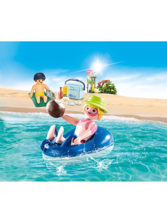 Playmobil 70112 Family Fun Vacancier avec coups de soleil et bouée