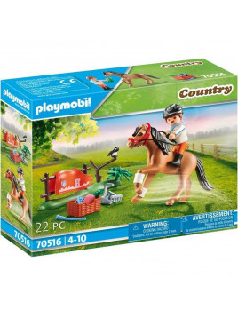 PLAYMOBIL 70516 Cavalier et poney Connemara