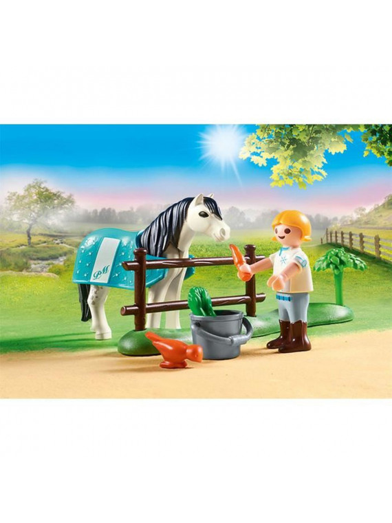 PLAYMOBIL 70522 Country  Cavalière avec poney gris