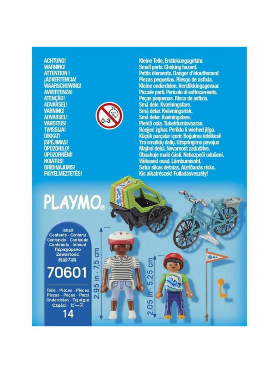 PLAYMOBIL 70601 Cyclistes maman et enfant