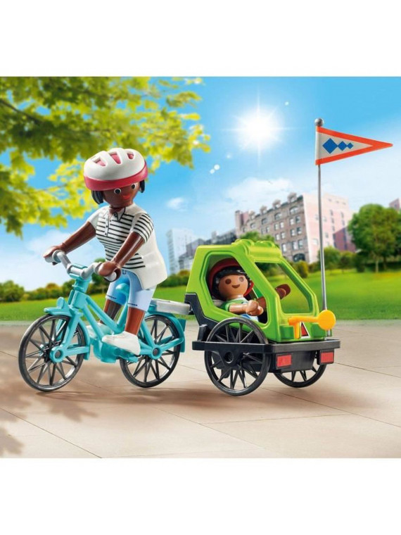 PLAYMOBIL 70601 Cyclistes maman et enfant