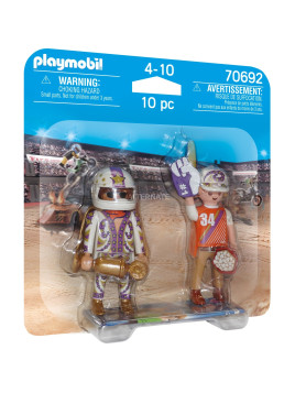 PLAYMOBIL 70692 Figurine miniature équipe moto