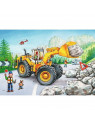 Puzzle Ravensburger Tractopelle et Tracteur Forestier 2x24 pièces 07802