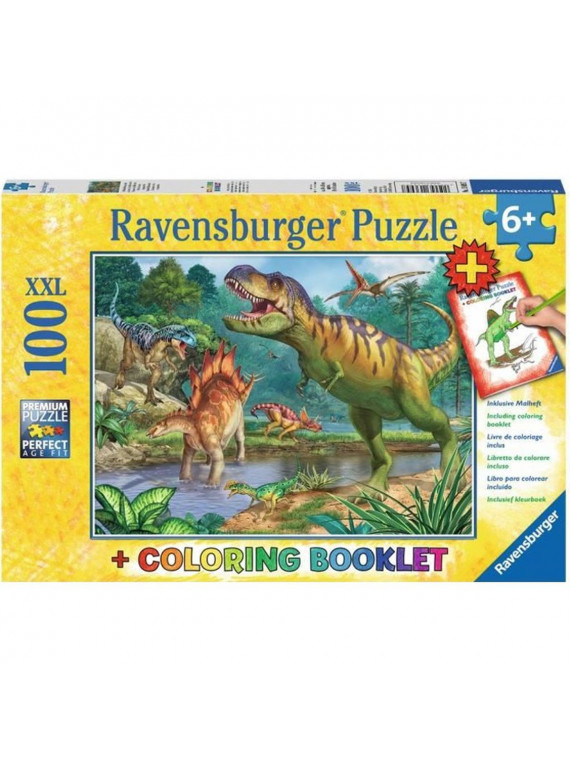 RAVENSBURGER PUZZLE DINOSAURE 100 PIECES XXL 13695