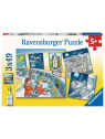 RAVENSBURGER PUZZLE TOUR DE CONTROLE ESPACE 3X49 PIECES 05888