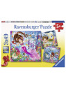 RAVENSBURGER PUZZLE SIRENES 3 PUZZLES DE 3X49 PIECES 08063