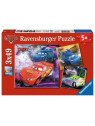 Ravensburger 093052 Puzzle Disney Pixar Cars sur la piste 3 x 49 pièces