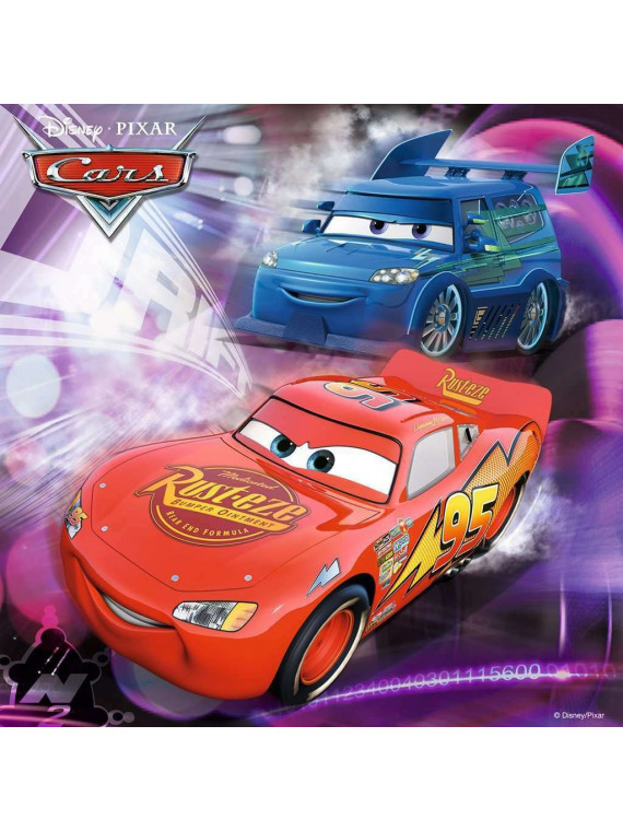 Ravensburger 093052 Puzzle Disney Pixar Cars sur la piste 3 x 49 pièces