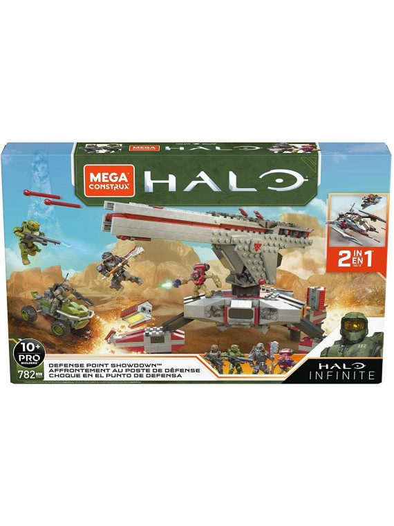 MEGA CONSTRUX HALO INFINITE PRO 2EN1 AFFRONTEMENT AU POSTE DE DEFENSE GNB27