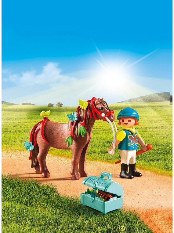 Playmobil 6971 Poney à Décorer Papillon