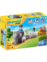 PLAYMOBIL 1.2.3 70405 TRAIN DES ANIMAUX