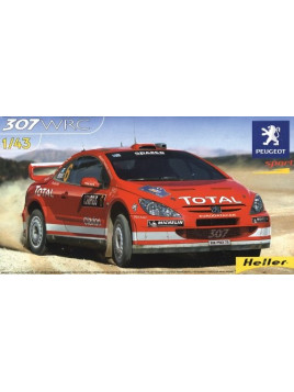 MAQUETTE HELLER VOITURE RALLYE Peugeot 307 WRC...