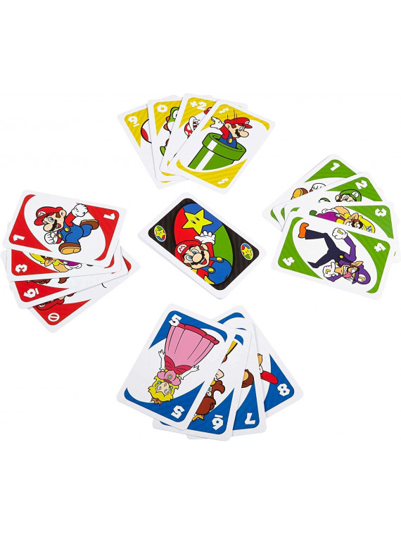 UNO Super Mario jeu de cartes