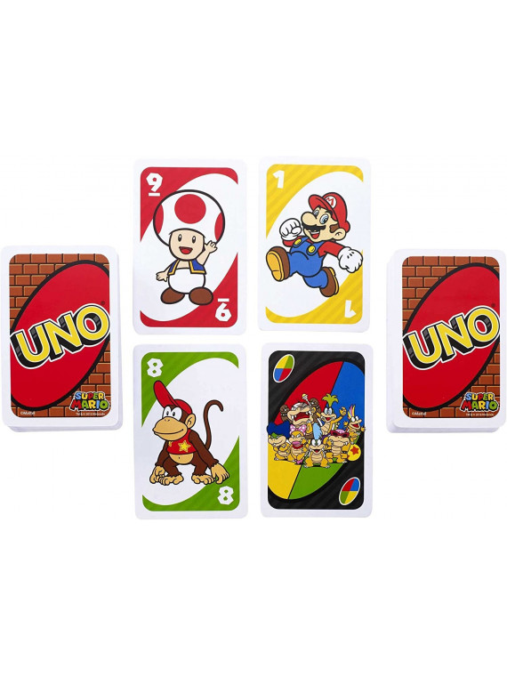 UNO Super Mario jeu de cartes