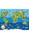 Ravensburger  Puzzle Géant Sol Animaux du Monde 60 Pièces 070725