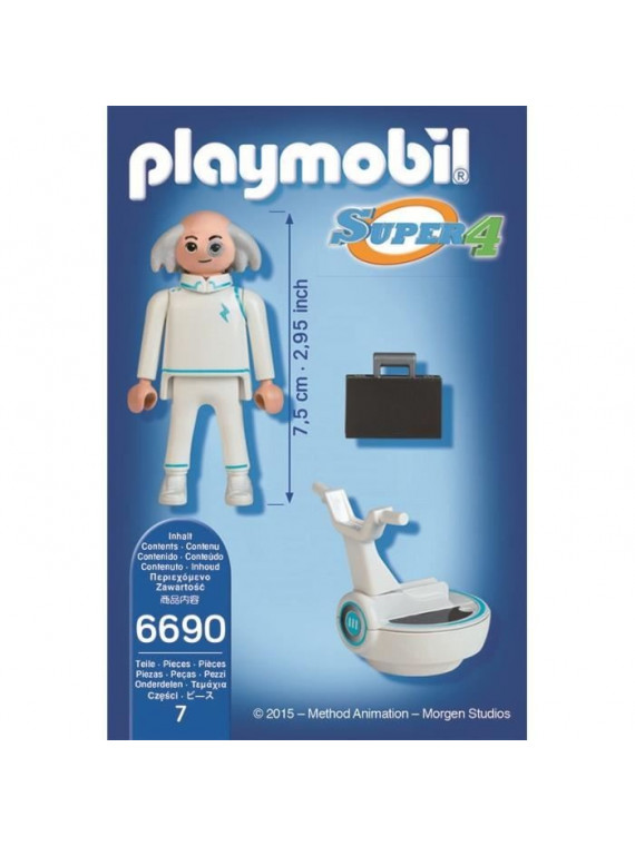 PLAYMOBIL 6690  SUPER 4  DOCTEUR X