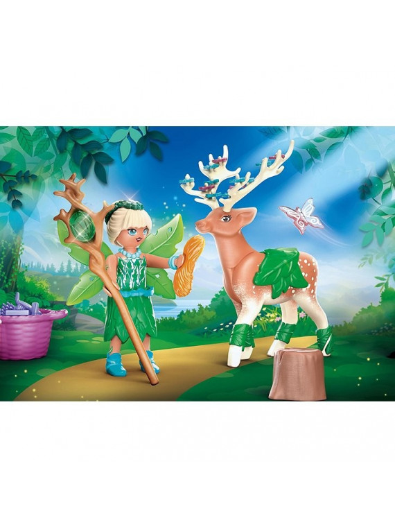 Playmobil  70806 FEE AVEC SON ANIMAL PREFERE