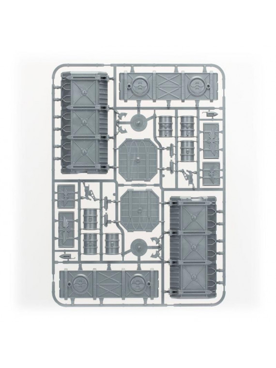 NECROMUNDA CARGO 8 RIDGEHAULER TRAILER