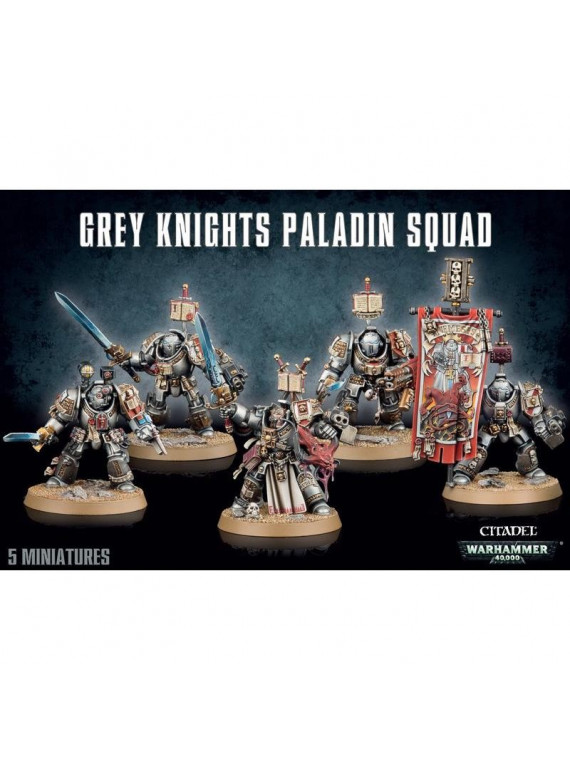 WARHAMMER 40K GREY KNIGHTS PALADIN SQUAD 57-09