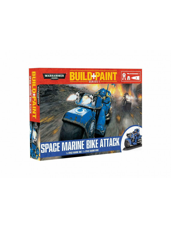 WARHAMMER 40K SPACE MARINE BIKE ATTACK