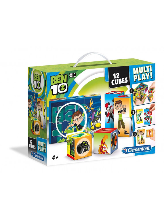 CLEMENTONI  Ben 10 multiplay 12 Cubes 41507