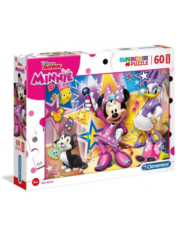 Clementoni 26443 puzzle Supercolor  Minnie Happy Helpers 60 Maxi pièces 26443