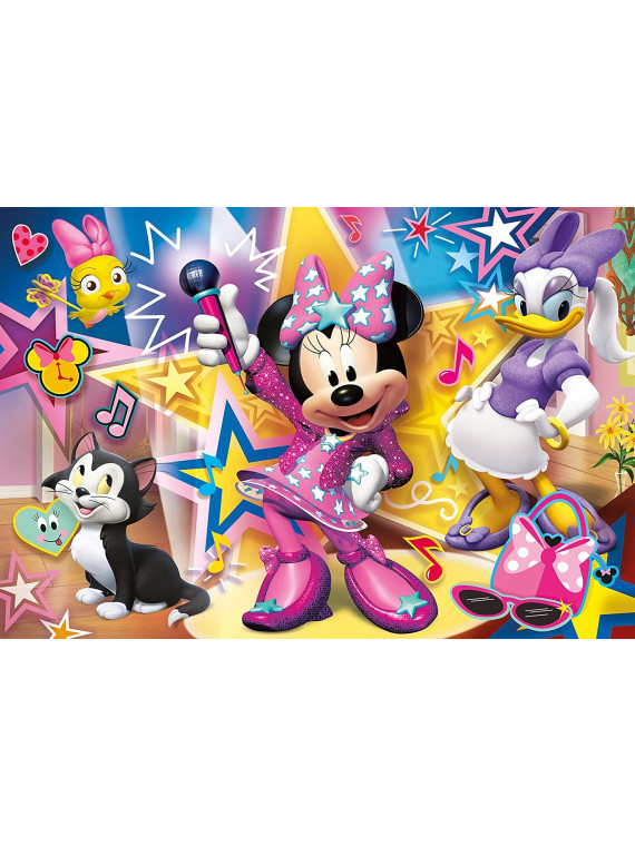 Clementoni 26443 puzzle Supercolor  Minnie Happy Helpers 60 Maxi pièces 26443