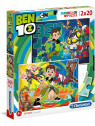 Clementoni puzzle Ben Ten 2 puzzles de 20 pièces supercolor 07035