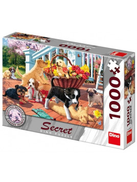 DINO PUZZLE CHIOTS SECRET 1000 pièces : Les...