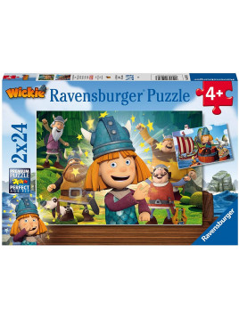 Ravensburger 05070 Puzzle Vic le Viking 2 x 24...