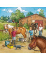 Ravensburger  092376 Puzzle  Mon Cheval Ferme  3 x 49 Pièces