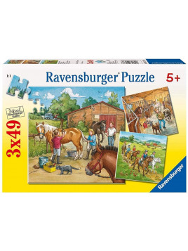 Ravensburger  092376 Puzzle  Mon Cheval Ferme...