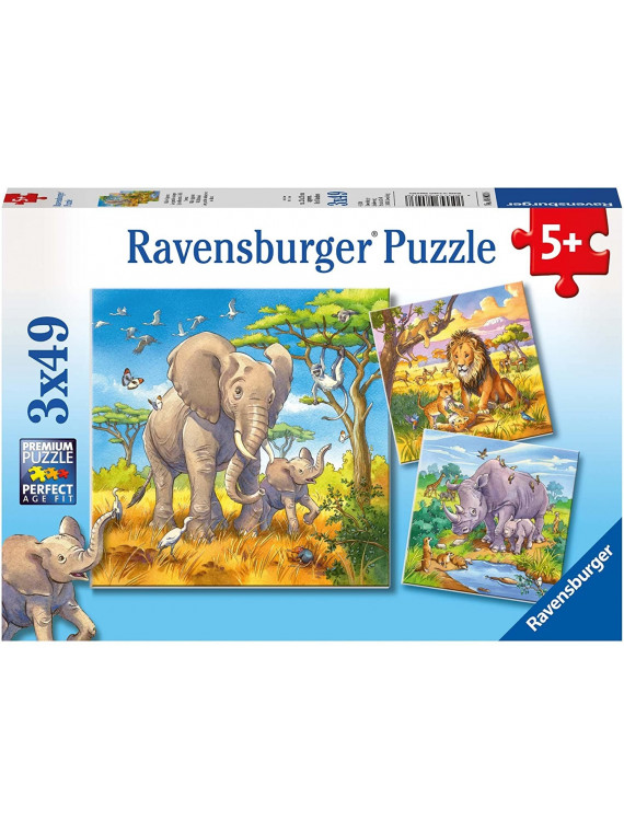 Ravensburger 09265  Puzzle Classique  Animaux Sauvages du Zoo / Domestiques