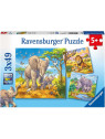 Ravensburger 09265  Puzzle Classique  Animaux Sauvages du Zoo / Domestiques