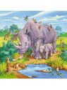 Ravensburger 09265  Puzzle Classique  Animaux Sauvages du Zoo / Domestiques