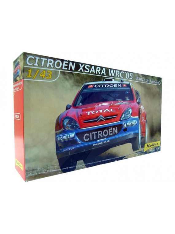 HELLER 2005 Maquette Citroën Xsara WRC 05 rallye de Turquie plastic  80114 1/43