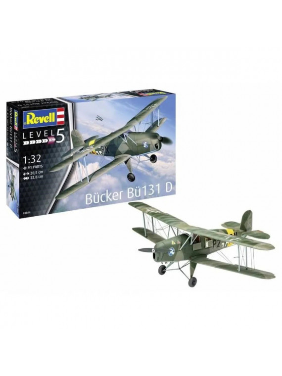 REVELL Maquette Avion Bücker Bü 131D 03886 1/32