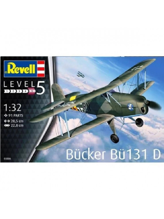 REVELL Maquette Avion Bücker Bü 131D 03886 1/32