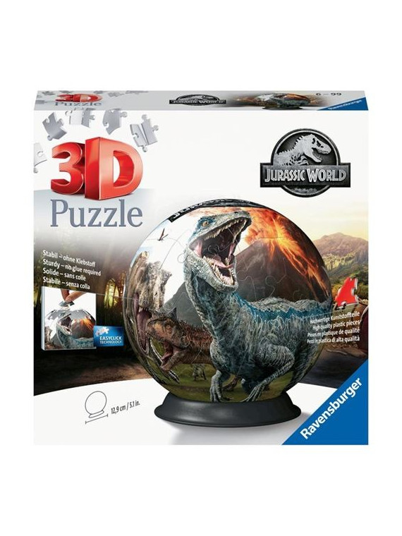 Ravensburger Puzzle 3D rond 72 pièces  Jurassic World 117574