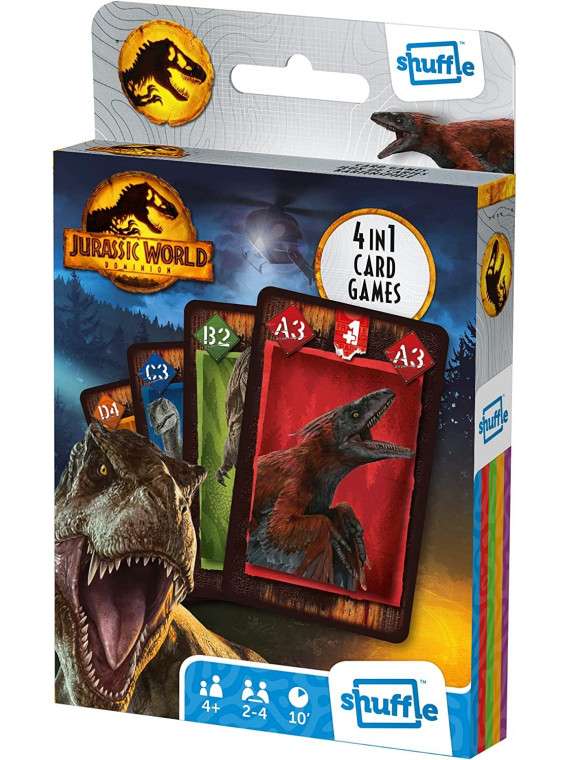 JEU DE CARTES JURASSIC WORLD DINOSAURES