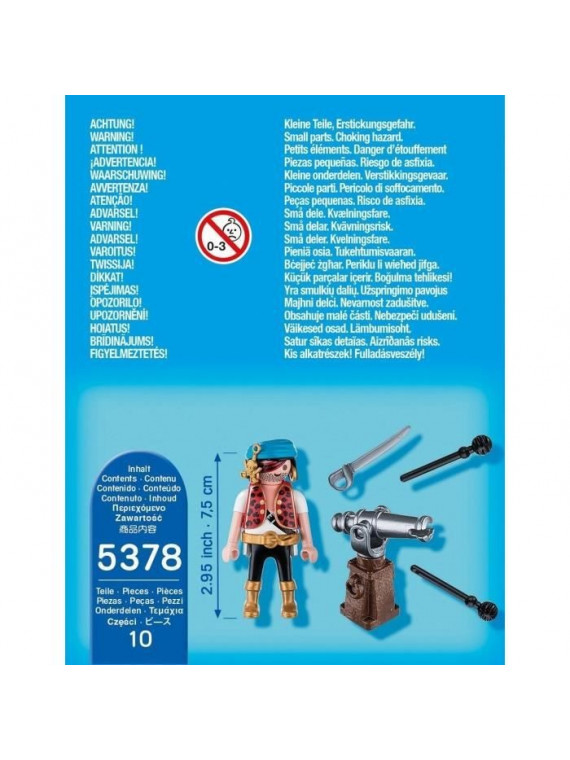 PLAYMOBIL 5378 Spécial plus Canonnier des Pirates