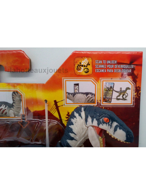 JURASSIC WORLD DOMINION DOMAGE EXTREME DINOSAURE VELOCIRAPTOR