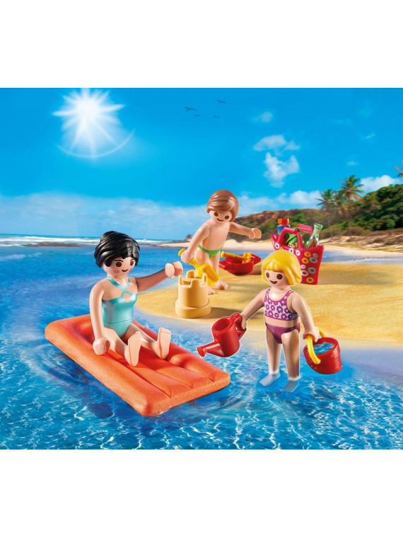 Playmobil 4941 Family Fun Maman et enfants à la plage Œuf de Pâques Surprise